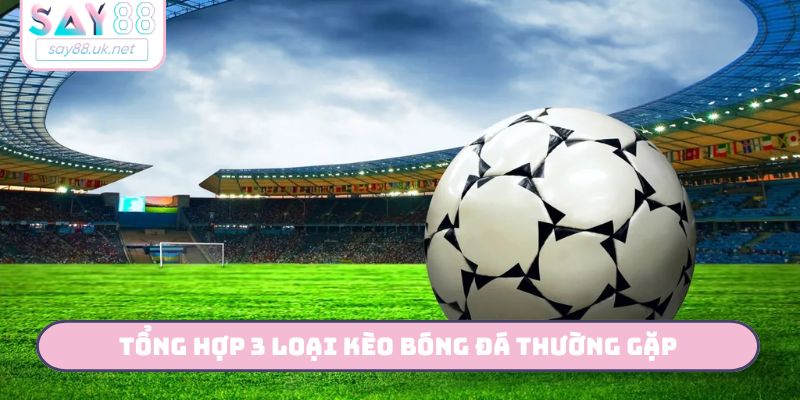Tổng hợp 3 loại kèo bóng đá thường gặp