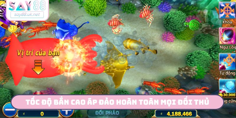 Tốc độ bắn cao áp đảo hoàn toàn mọi đối thủ