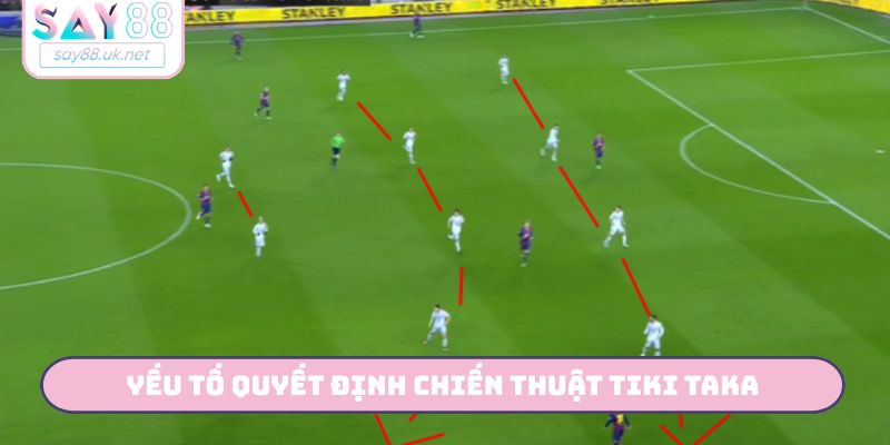 Yếu tố quyết định chiến thuật Tiki Taka